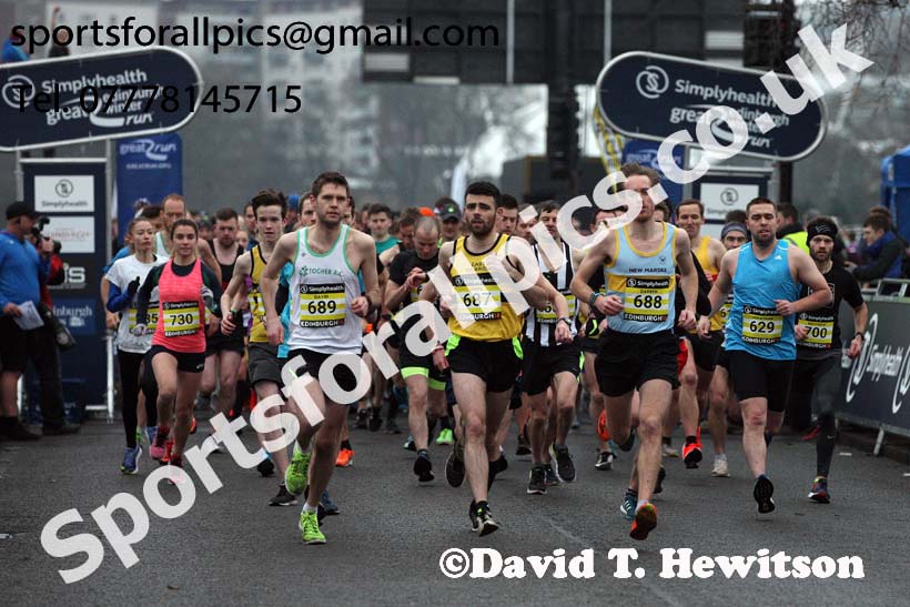 2018 Simplyhealth Great Edinburgh Winter Run. Photo: David T. Hewitson/Sports for All Pics